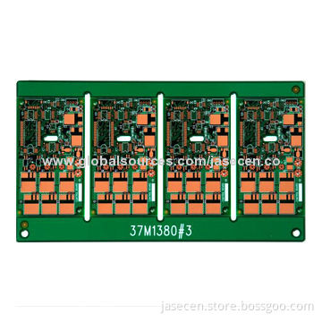 Power tool multilayer PCB with immersion gold and green solder mask